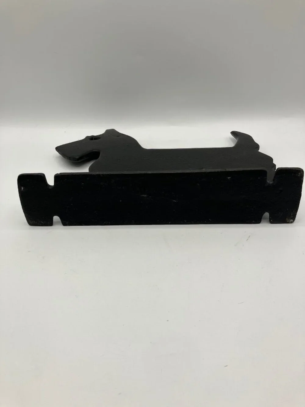 Scottie Dog Boot Scraper Cast Iron Marked and Numbered Black Scottish‎ Terrier